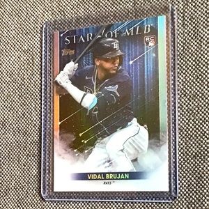 Vidal Brujan 2022 Topps Update Stars of MLB RC Rookie Tampa Bay Rays